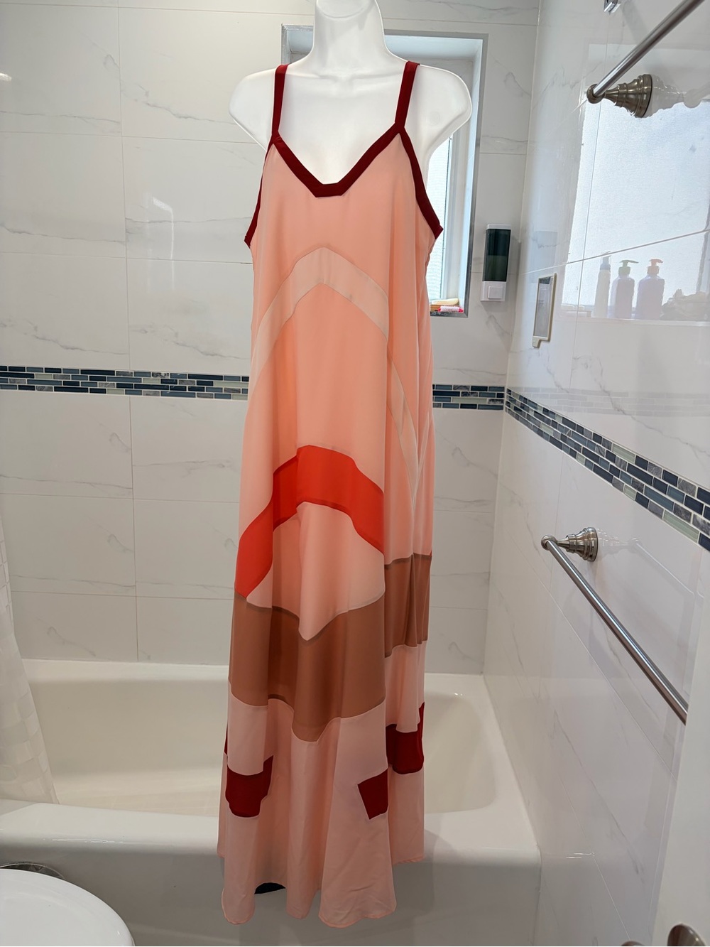 Gorgeous colorblock maxi dress